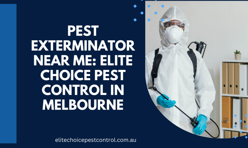 Pest Exterminator Near Me Elite Choice Pest Control in Melbourne